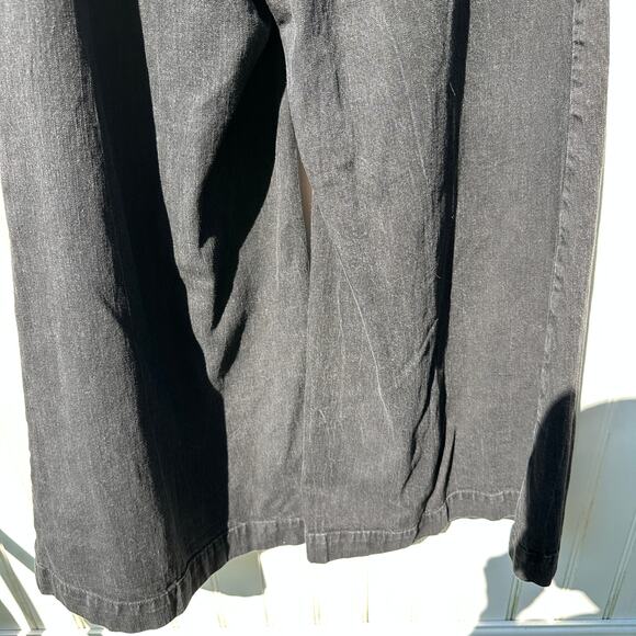 Rachel Comey Absolute Pant Wide Leg Flare Jeans Washed Black Denim Size 2 EUC - Picture 12 of 14